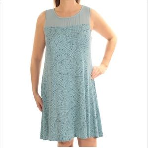 Vince Camuto Blue Printed dress